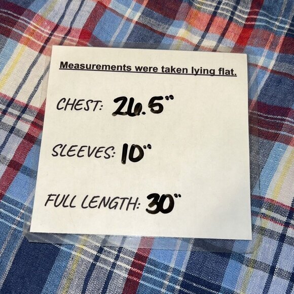 Ralph Lauren‎ 100% Linen Shirt Mens XL Short Sleeve Plaid Button Up Multicolor - Picture 3 of 6